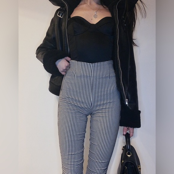 Dynamite black and white pants - Picture 1 of 3